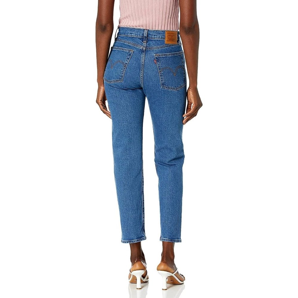 Levi's Blue High Rise Waisted Wedgie Jeans Size 24 Premium Denim Womens